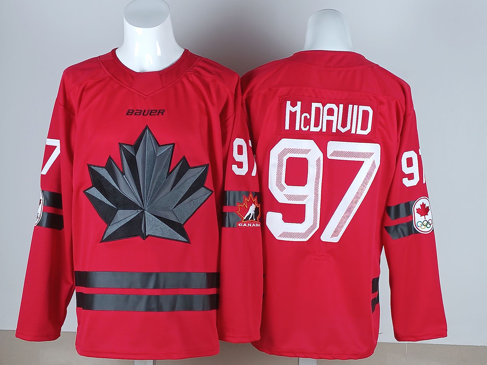 Men 2026 Montreal Canadiens #97 Mcdavid Red NHL Jersey style 01